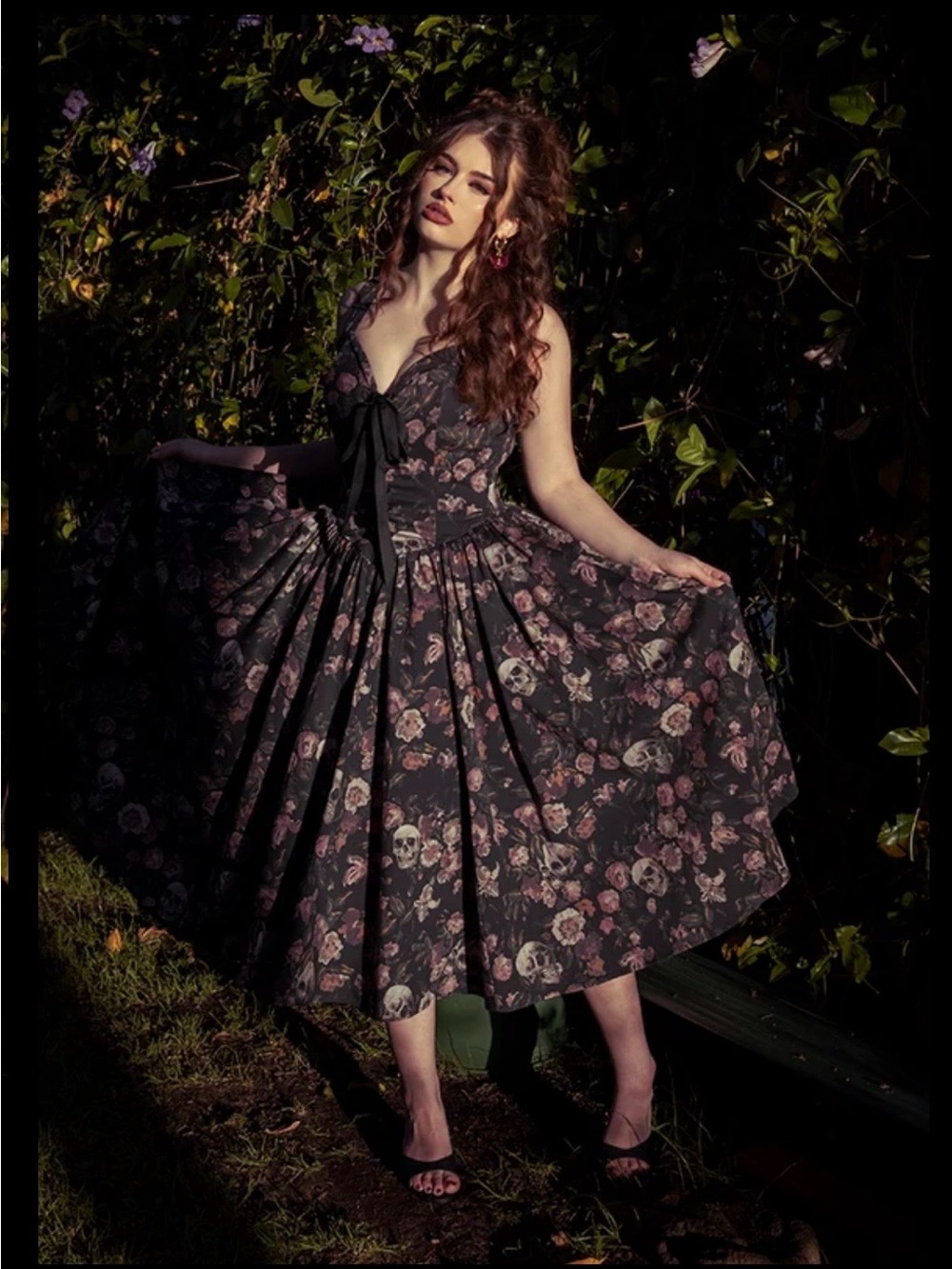 La Femme En Noir Decayed Beauty Ambrosia Dress